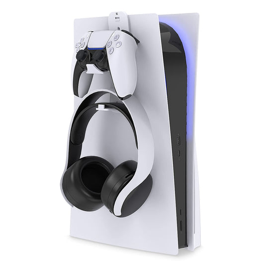 FYOUNG Universal Game Controller & Headset Holder for PS5/PS5 Slim/PS5 Pro  Xbox Series X/S  PS4  Switch  Steam & More  Stay Organized No Screws