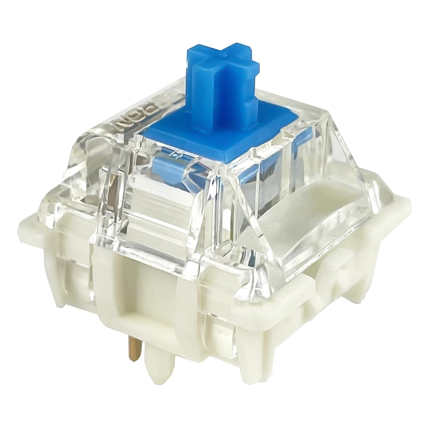 DRAOZA G Pro 3.0 Gateron G Blue Pro 3.0 Clicky Switches, 72PCS Pre-Lubed RGB for MX Mechanical Keyboards, Blue