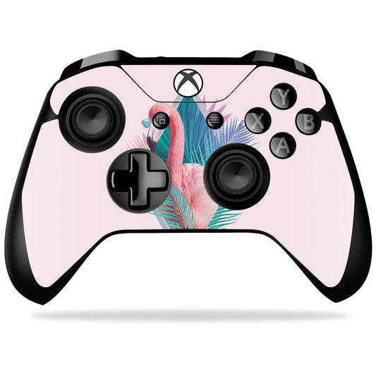 MIGHTY SKINS Xbox One X Controller Skin - Flamingo Vice Vinyl Decal Wrap, Durable and Easy to Apply, Model MIXBONXCO-Flamingo Vice