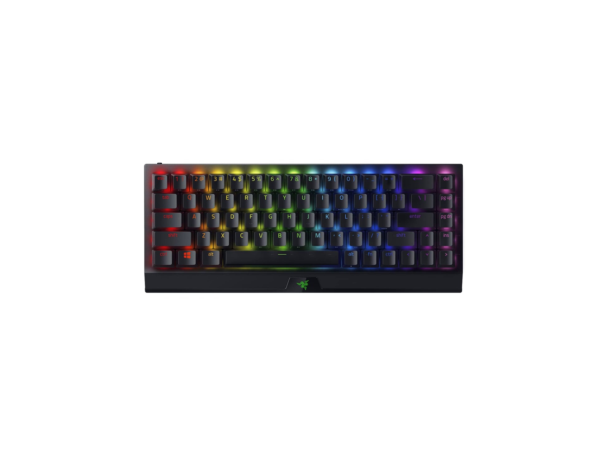 Razer BlackWidow V3 Mini HyperSpeed 65% Mechanical Gaming Keyboard: Wireless Technology - Yellow Switches- Linear & Silent - Dou