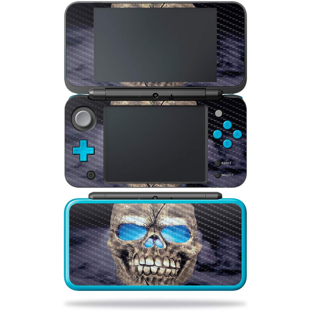 MightySkins Carbon Fiber Skin for Nintendo New 2DS XL - Kappa Alpha Theta Far Out 70S | Protective  Durable Textured Carbon Fiber Finish | Easy to Apply  Remove  and Change Styles | Made in The USA