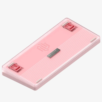 nuphy Halo75 V2 Mechanical Gaming Keyboard, 75% Wireless, Hot Swappable, RGB Backlit, Pink, Lemon (55gf)