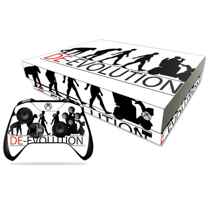 MIGHTY SKINS MightySkins Skin for Xbox One X - Deevolution | Durable Vinyl Decal Wrap, Easy to Apply & Remove