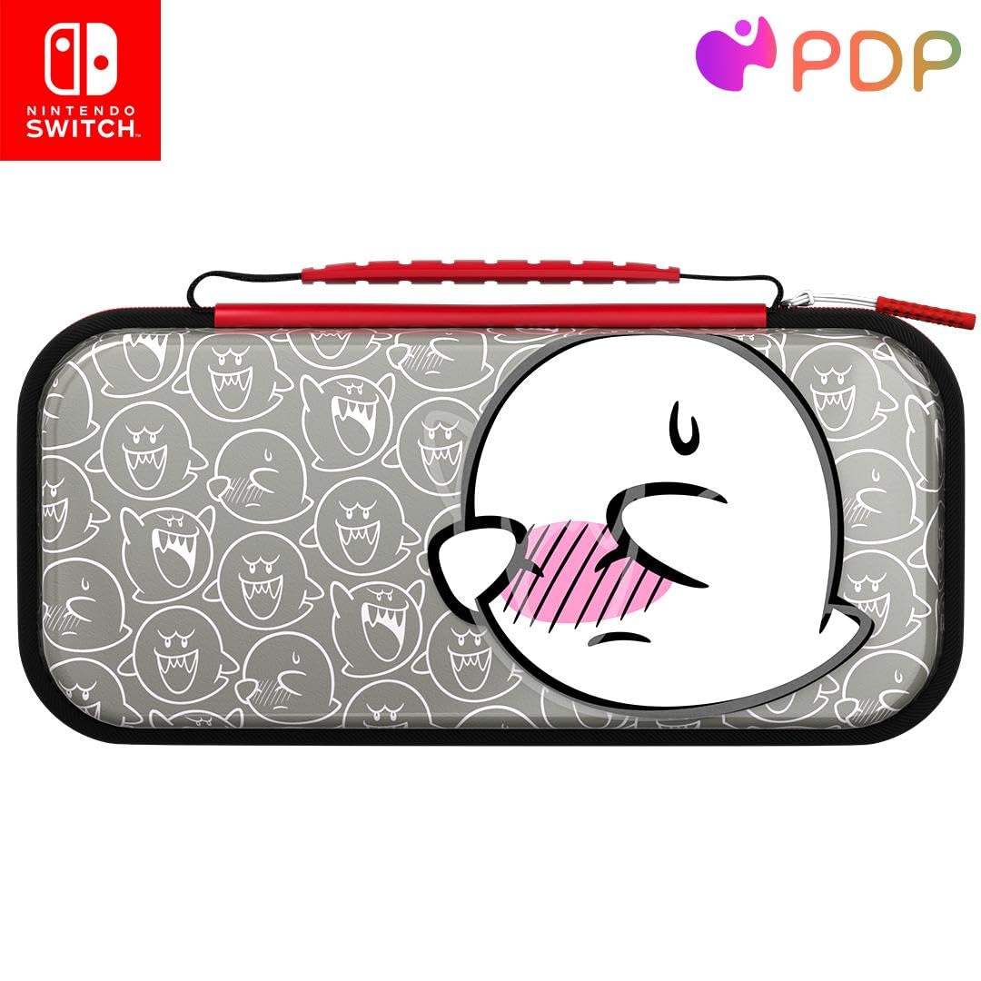 PDP Nintendo Switch Boo Hoo Tpartyl Case Plus Glow - Licensed for Switch|Lite|OLED (Glow in the Dark)