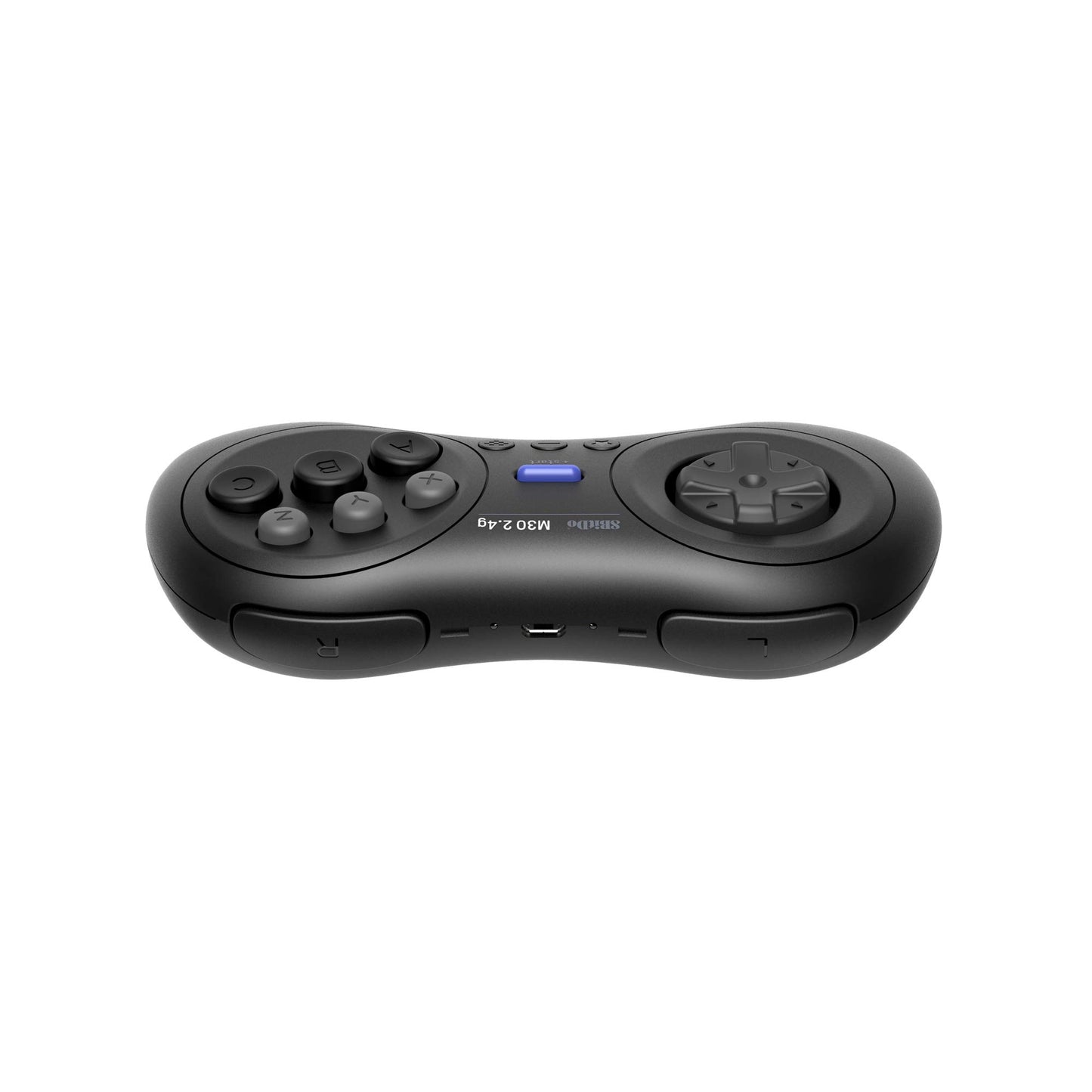 8Bitdo M30 Wireless Gamepad for Sega Genesis - Black, Model 6922621500834