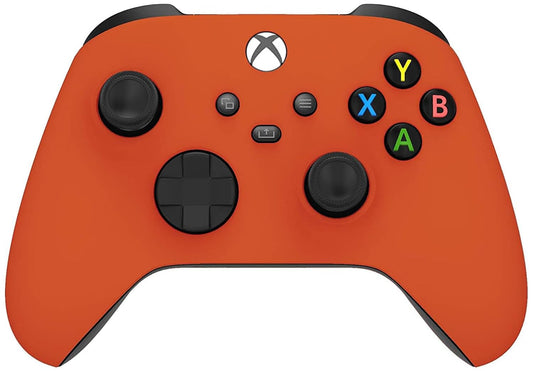 Custom Controllerzz Wireless Controller for Xbox Series X/S & One - Soft Touch Feel - X/S Orange