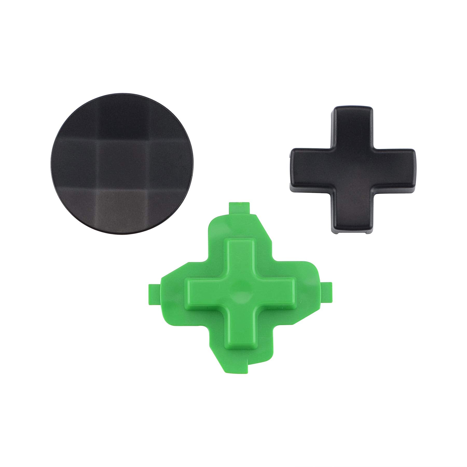 eXtremeRate 3 in 1 Magnetic Metal Black Stainless Steel D-Pads  Replacement Parts Directional Pad Kits for Xbox One Series Controller