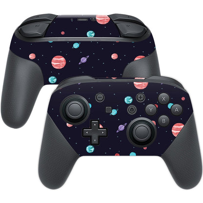 MIGHTY SKINS Nintendo Switch Pro Controller Skin - Bright Night Sky, Durable Vinyl Wrap, Easy to Apply, Model NISWPCOI-Bright Night Sky