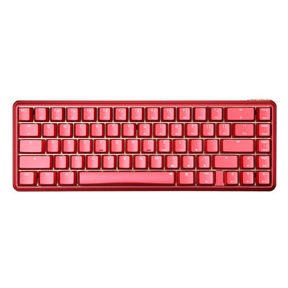 IROK CD67 RGB 60% Mechanical Gaming Keyboard, Hot-Swappable Red Switches, Full Metal Enclosure, Wired, Red