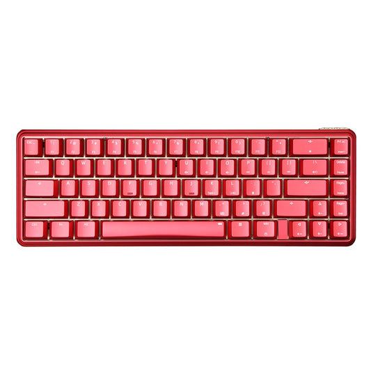 IROK CD67 RGB 60% Mechanical Gaming Keyboard, Hot-Swappable Red Switches, Full Metal Enclosure, Wired, Red