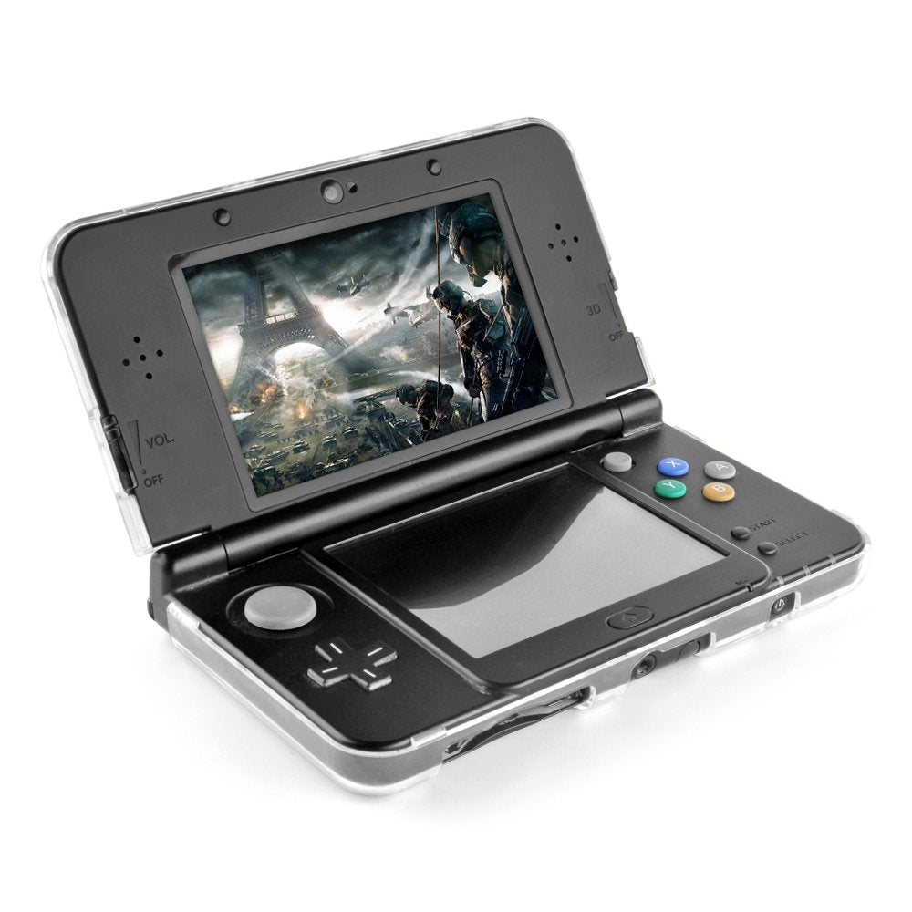 TNP Products Ultra Clear Hard Shell Case for New Nintendo 3DS XL (2015) - Transparent Plastic Protective Cover