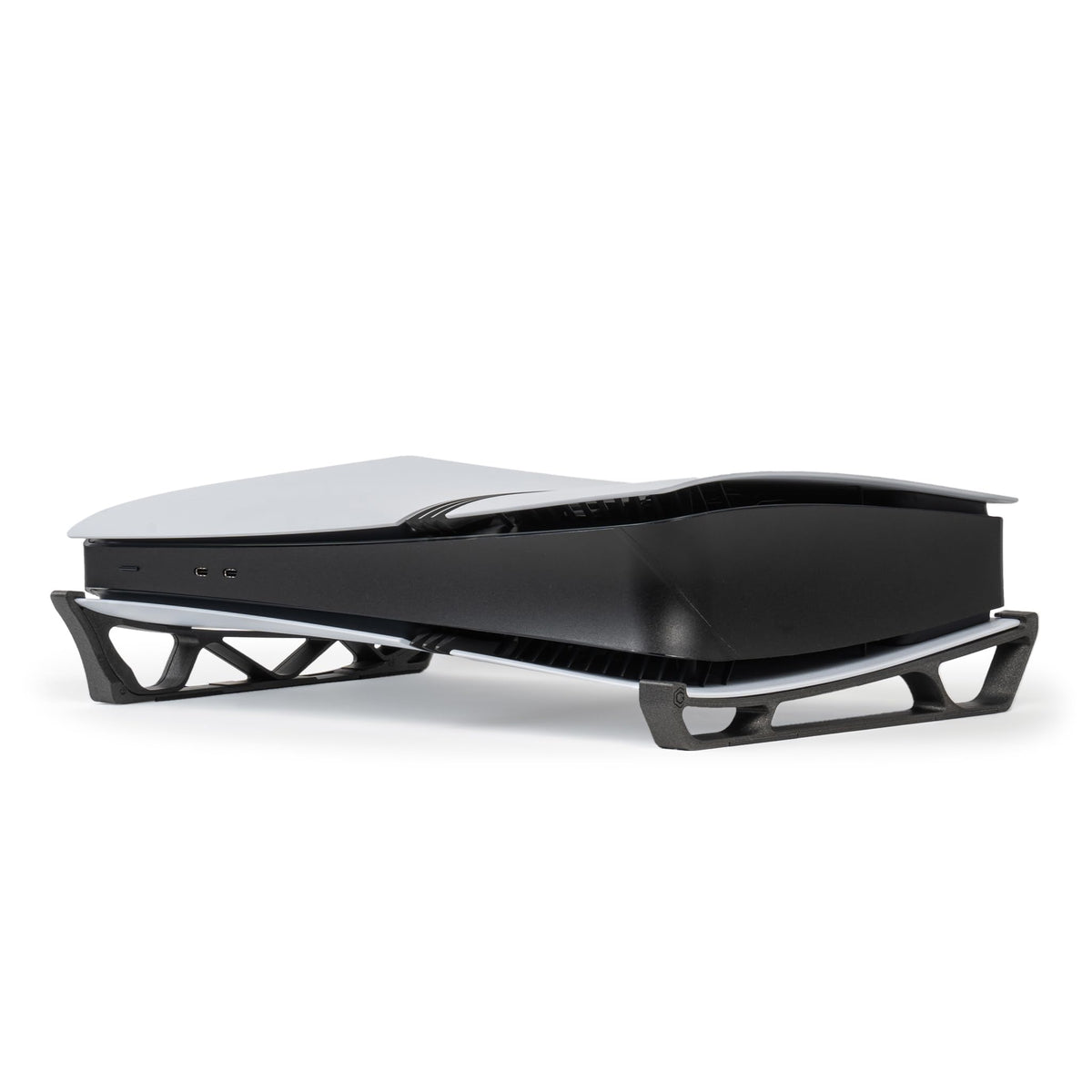 Glistco Skates - Horizontal Stand for PS5 Pro Compatible with Disc & Digital Edition (Galaxy Black)