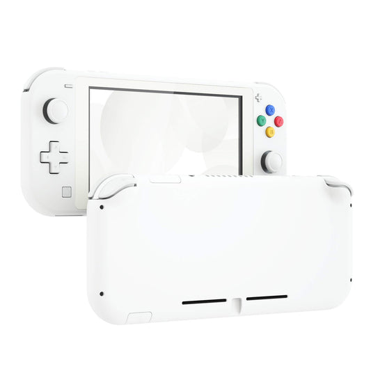 eXtremeRate White DIY Replacement Shell for Nintendo Switch Lite  NSL Handheld Controller Housing with Screen Protector  Custom Case Cover for Nintendo Switch Lite [Console NOT Included]