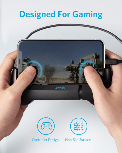 Anker PowerCore Play 6K Mobile Game Controller & 6700mAh Power Bank for iOS/Android - Model A1254