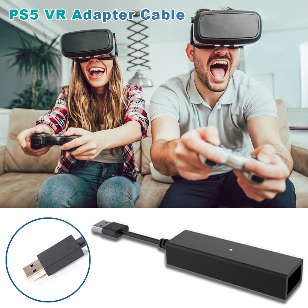 JZW-Shop PS VR Mini Camera Adapter for PS5/PS4 - Black, Model GZW666