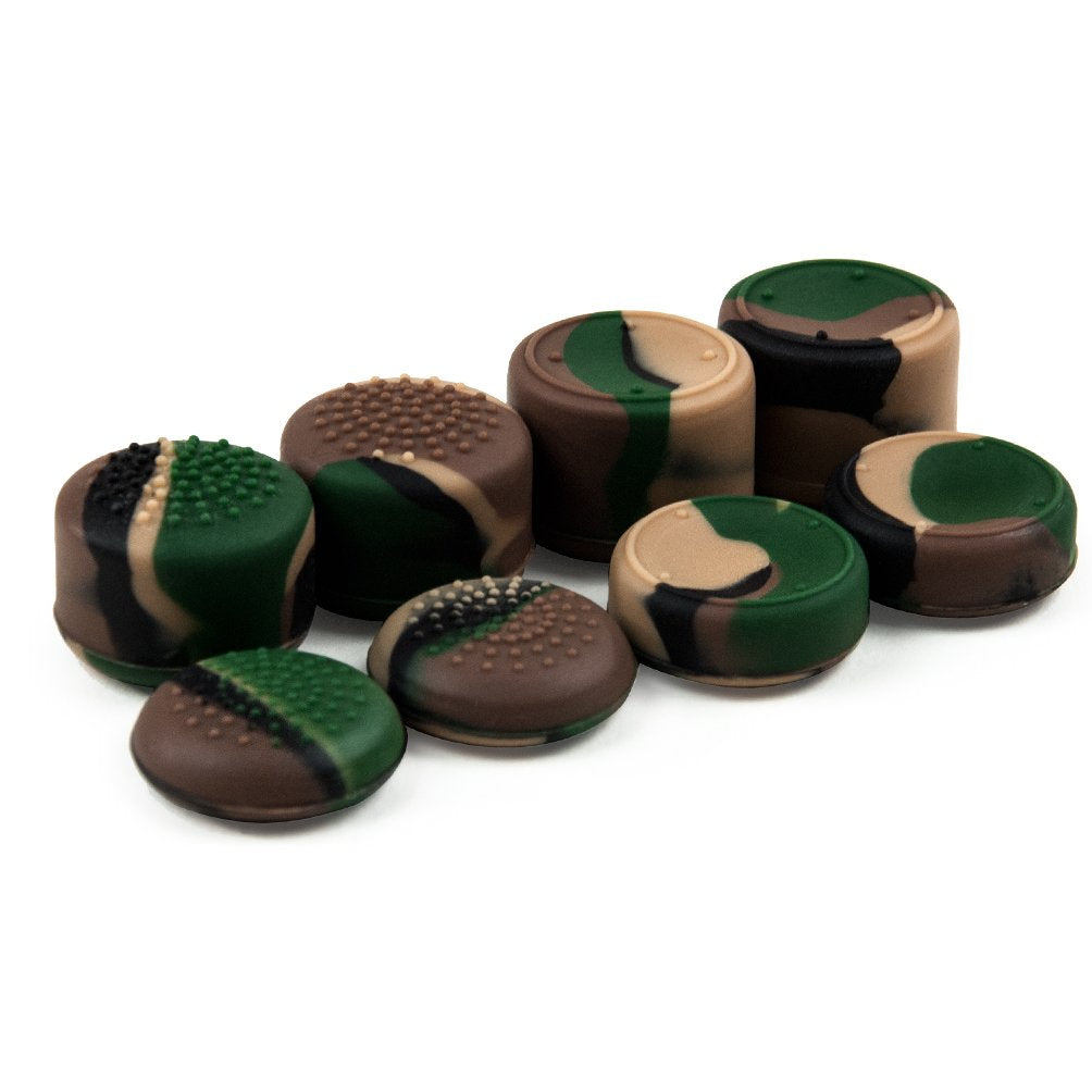 Foamy Lizard AceShot Covert OPS Thumb Grips for Xbox One - 8pc Camo Silicone Antislip Analog Grips - Model FL-STUDSET-XBOXONE-CAMO