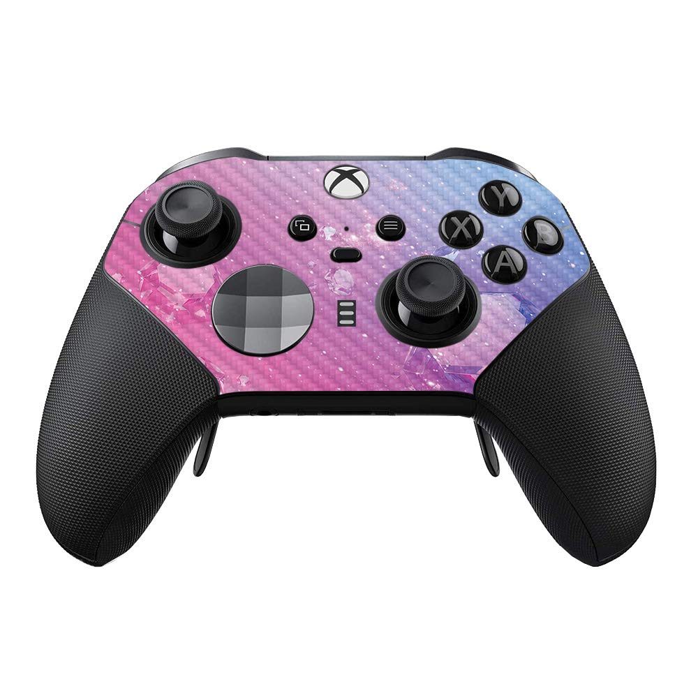 MightySkins Carbon Fiber Skin Compatible with Xbox Elite Series 2 Controller - Pink Diamond | Protective  Durable Textured Carbon Fiber Finish | Easy to Apply and Change Styles | Made in The USA