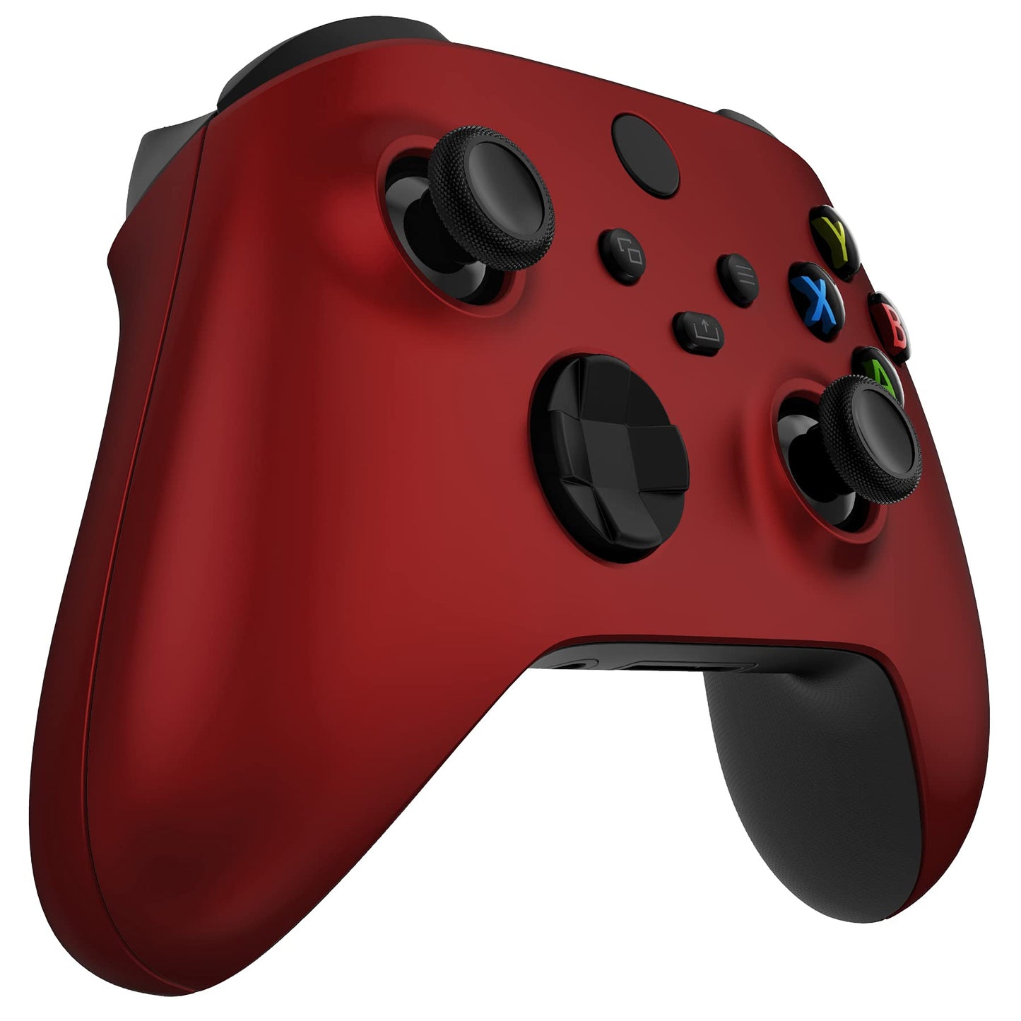 eXtremeRate Side Rails Grips for Xbox Series X & S - Scarlet Red Soft Touch Cover, Model ZX3P303