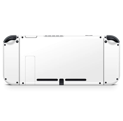 giZmoZ n gadgetZ White Vinyl Skin Decal for Nintendo Switch Console + 1 Controller - GNG-Switch-WHITE-SKINS