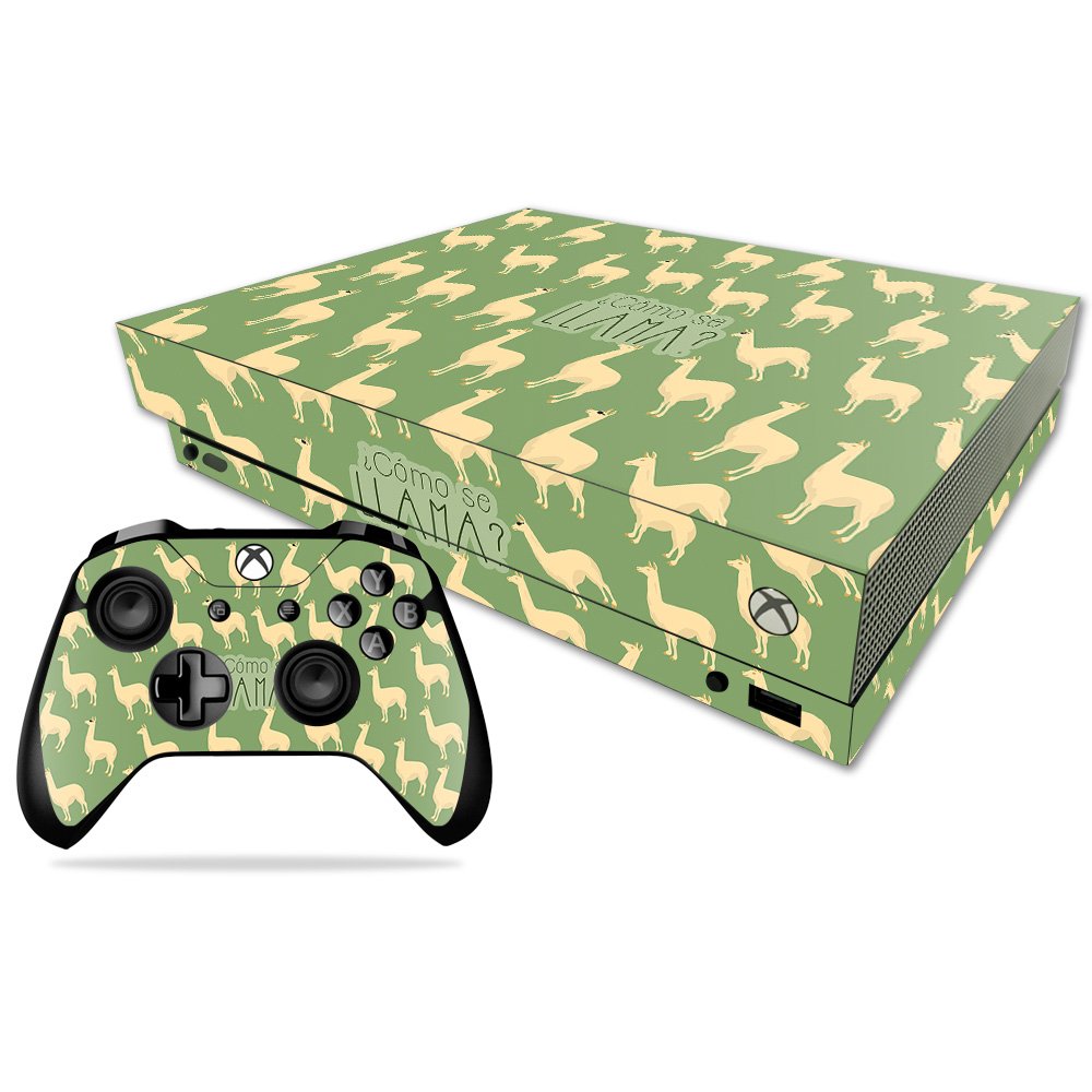 MIGHTY SKINS Xbox One X Skin - Llama Vinyl Decal Wrap, Durable & Easy to Apply, Model: MIXBONXCMB-Llama, Made in the USA