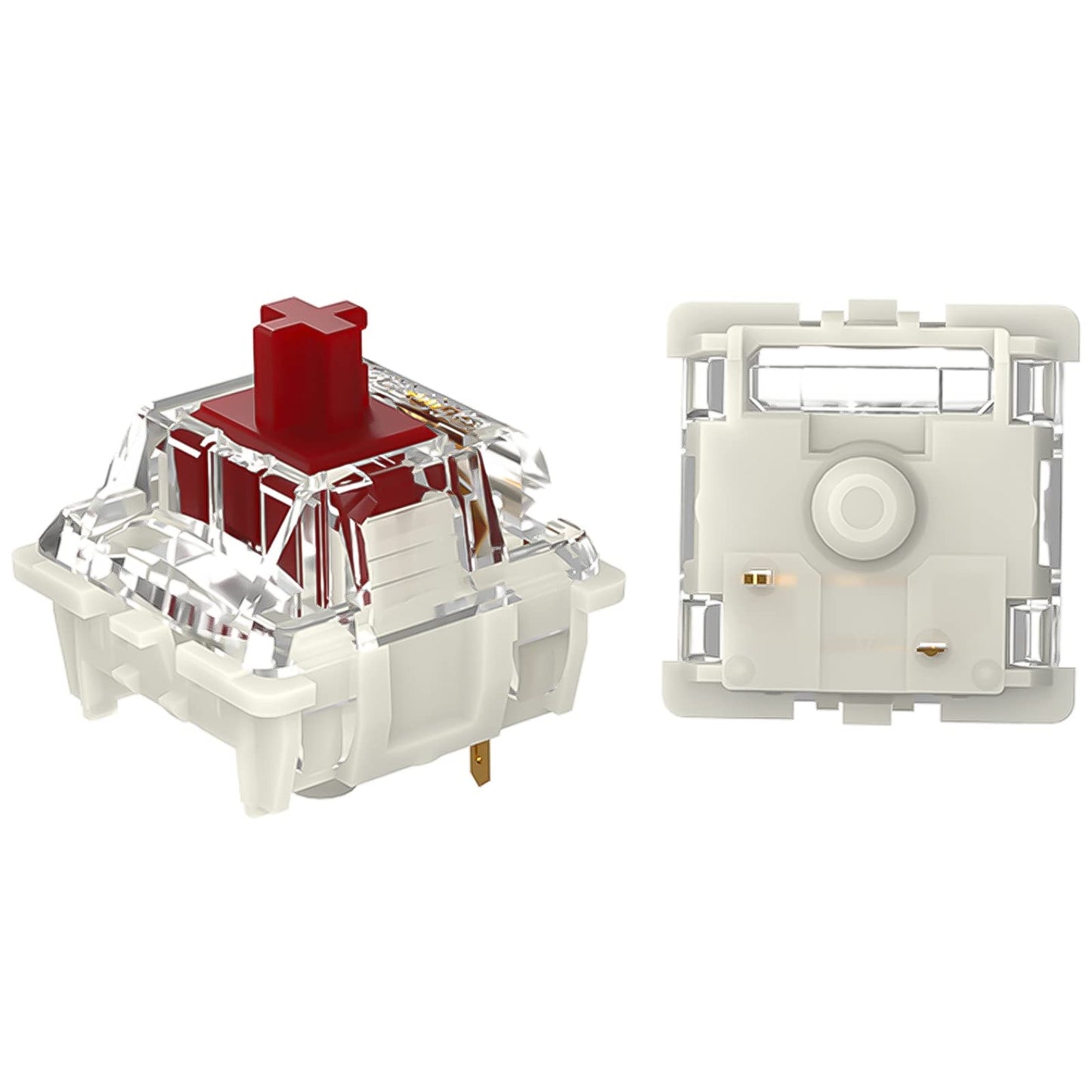 DRAOZA Gateron Pro 2.0 Switches - 72pcs Prelubricated RGB Mechanical Keyboard, 3-Pin, Red/Brown Compatible