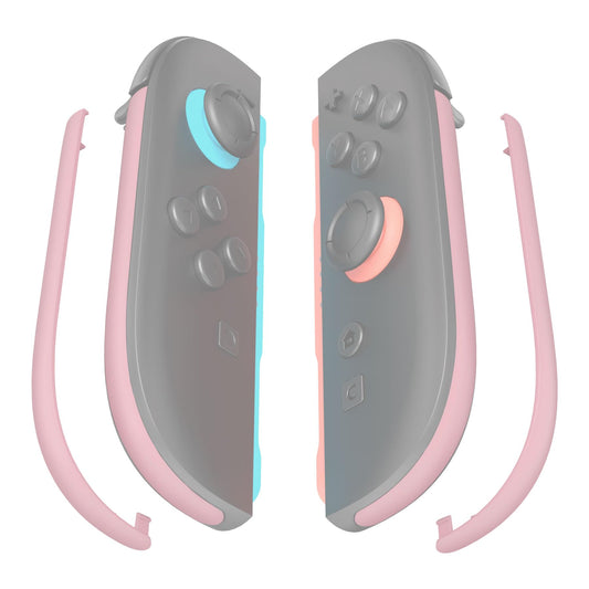 eXtremeRate Replacement Decorative Strips for Joycon 2  Custom DIY Decoration Strip Side Housing Trim Shell with Prying Stick for Nintendo Switch 2 Controller - Cherry Blossoms Pink