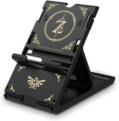 HORI Nintendo Switch Compact Playstand - Officially Licensed, Black, Model NSW-085U, The Legend of Zelda Edition