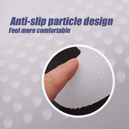 ECHZOVE PS5 Controller Silicone Case - Clear Anti-Slip Protective Cover, Soft Shockproof Grip, Sweat-Resistant & Durable Sleeve for PlayStation 5