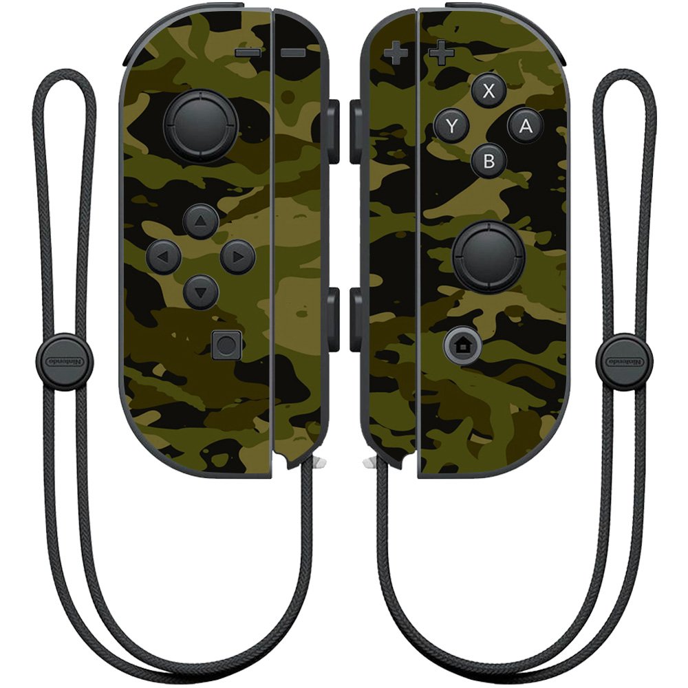 MIGHTY SKINS Nintendo Joy-Con Controller Skin - Green Camouflage Wrap Cover, 9 x 0.1 inches, Model NIJOYCO-Green Camouflage