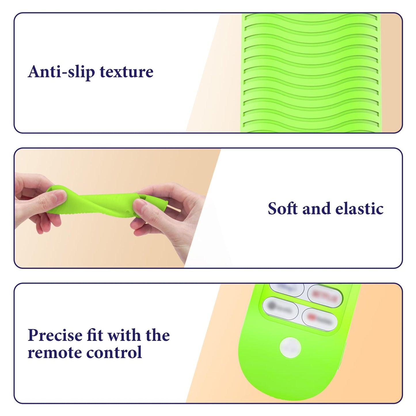 GEEKRIA PS5 Remote Cover Skin Silicone Case - Shock-Absorption, Washable, Green, Model YXZ20-04