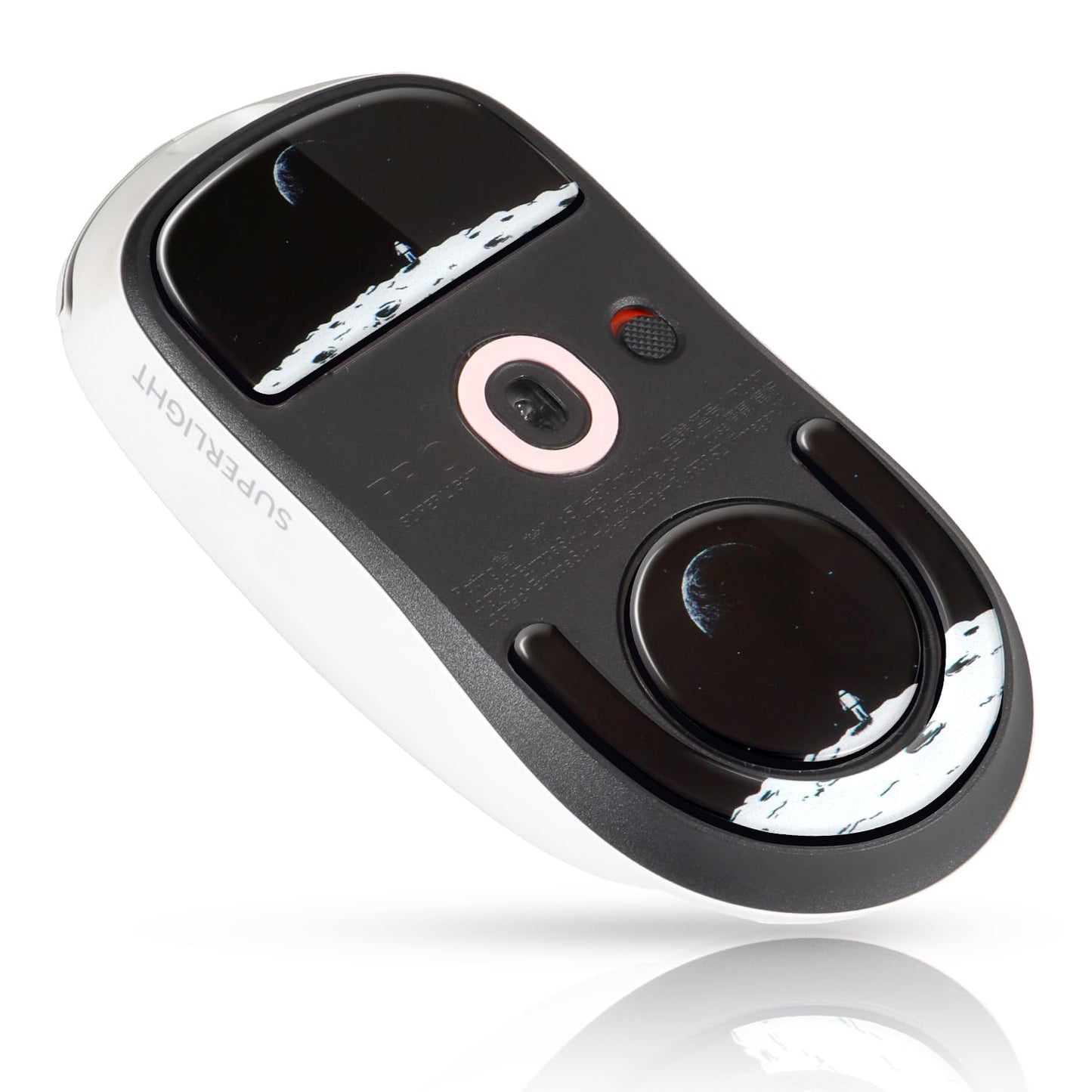 immoenuc Glass Mouse Skates for Logitech G PRO X Superlight 2 - Smooth, Durable, Earth Pattern Mouse Feet Pads