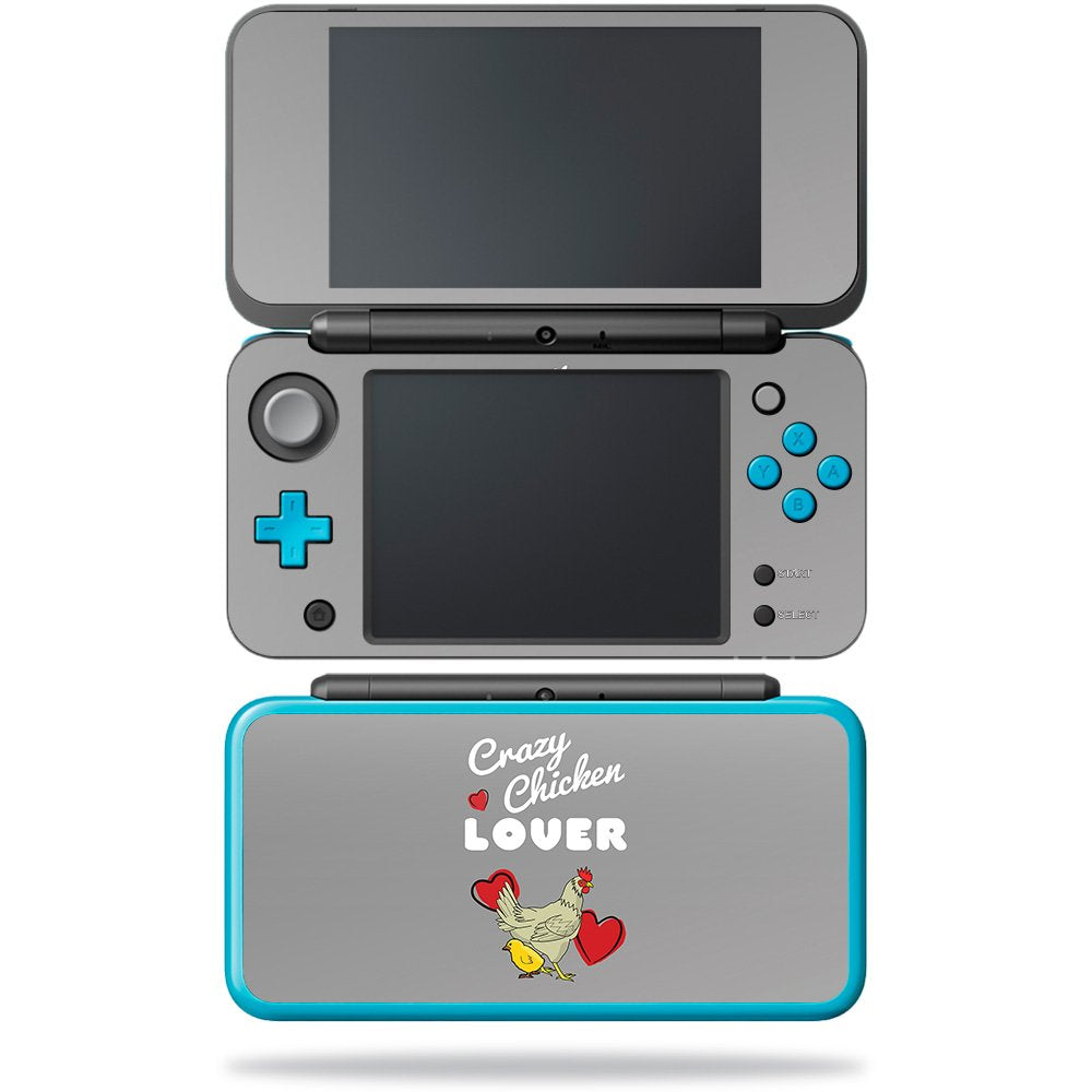 MightySkins Skin Compatible with Nintendo New 2DS XL - Crazy Chicken Lover | Protective, Durable, and Unique Vinyl Decal wrap Co