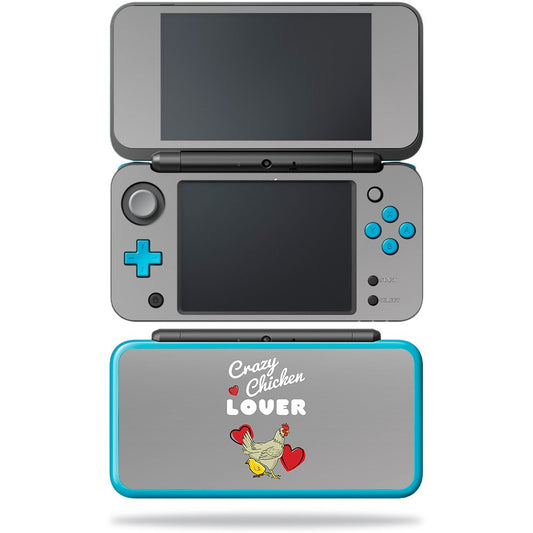 MightySkins Skin Compatible with Nintendo New 2DS XL - Crazy Chicken Lover | Protective, Durable, and Unique Vinyl Decal wrap Co