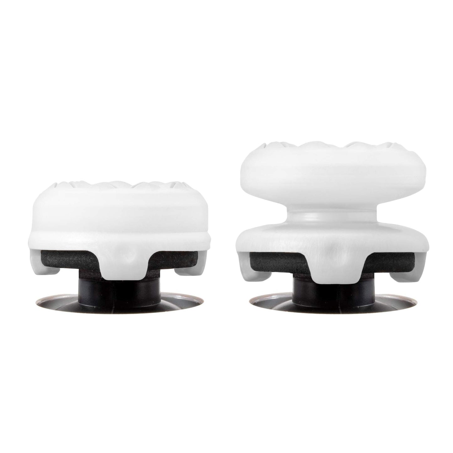 KontrolFreek FPS Freek Galaxy White Performance Thumbsticks for PS4/PS5 - 1 High-Rise, 1 Mid-Rise, Rubber, Model 2807-PS4 W