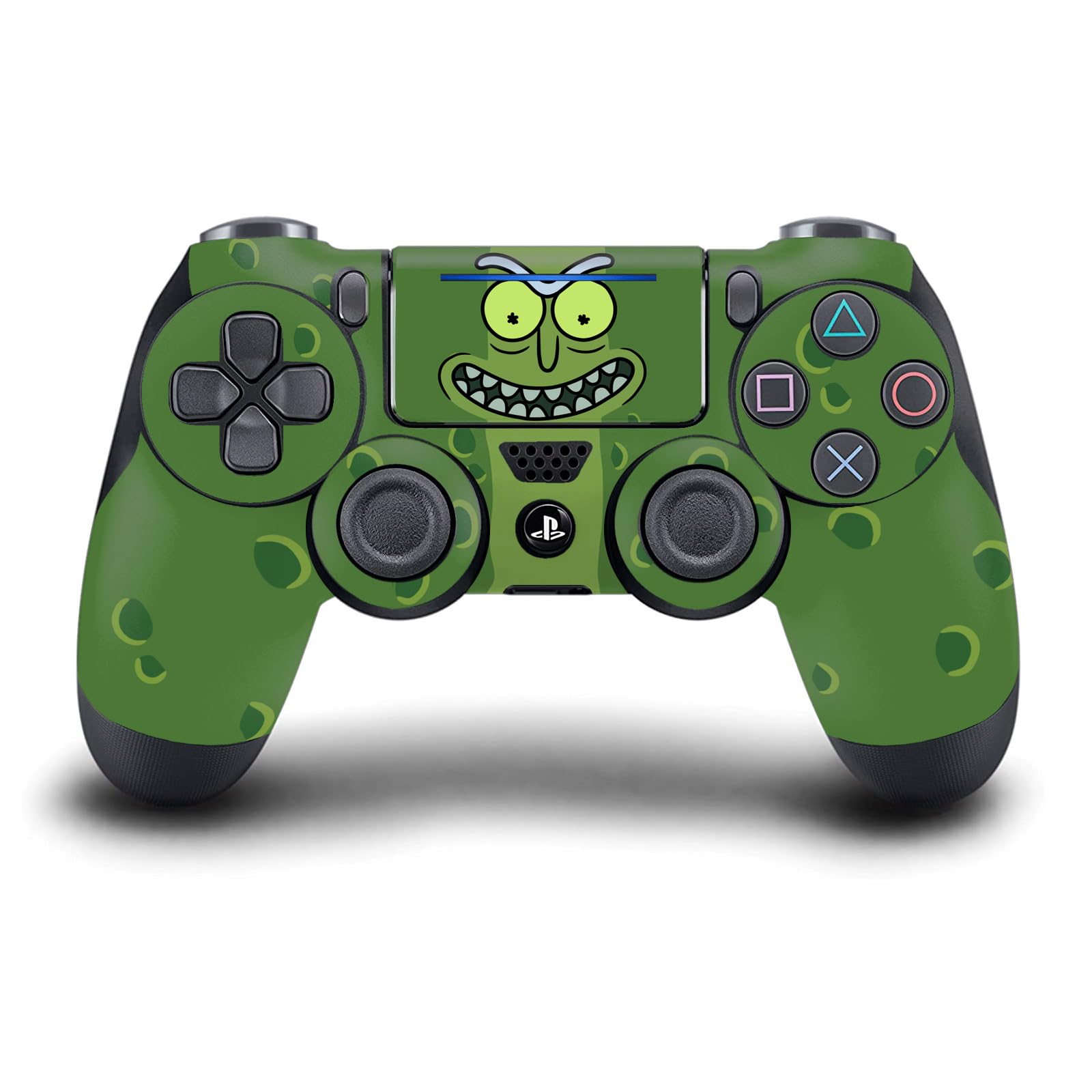 Head Case Designs Officially Licensed Rick And Morty Pickle Rick Graphics Vinyl Sticker Gaming Skin Decal Cover Compatible With Sony PlayStation 4 PS4 DualShock 4 Controller