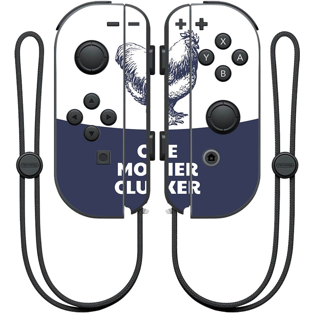 MightySkins Skin Compatible with Nintendo Joy-Con Controller - One Mother Clucker | Protective, Durable, and Unique Vinyl Decal 