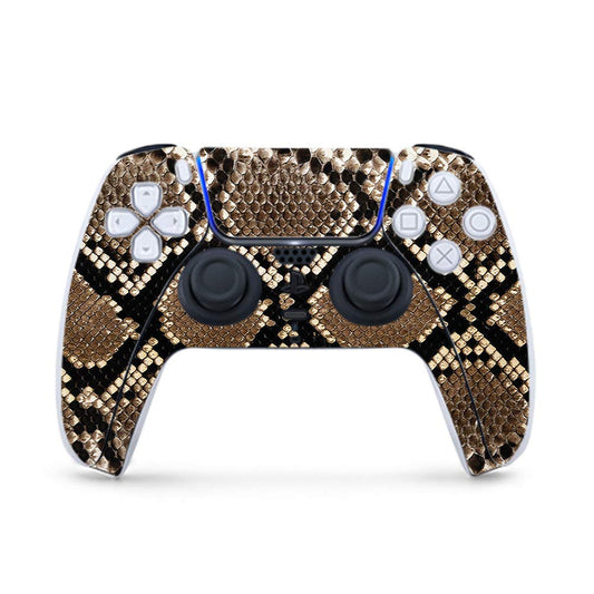 MightySkins Gaming Skin for PS5 / Playstation 5 Controller - Rattler | Protective Viny wrap | Easy to Apply and Change Style | Made in The USA