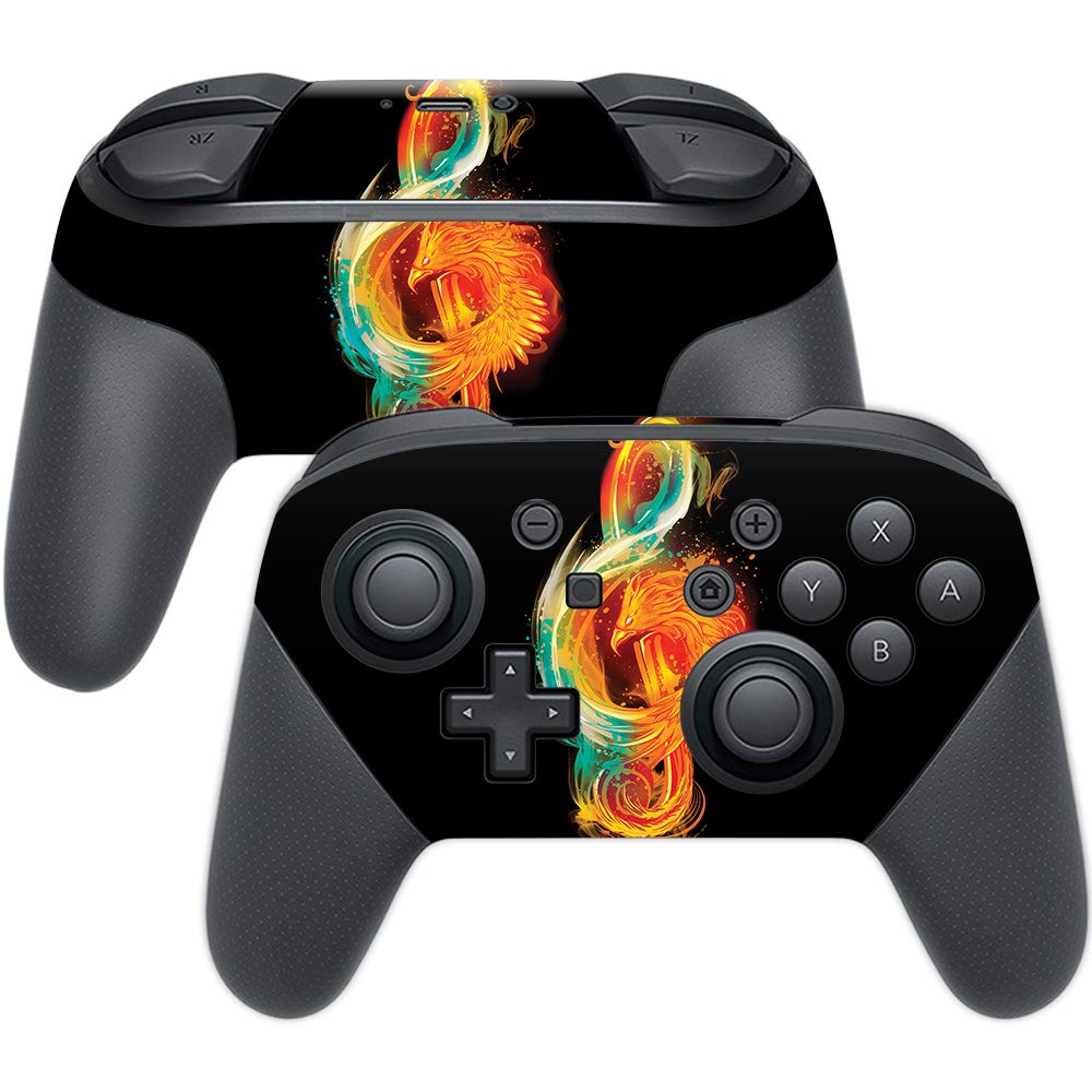 MIGHTY SKINS Nintendo Switch Pro Controller Skin - Durable Vinyl Decal Wrap, Music Reborn Design, Easy to Apply & Remove, Model: NISWPCOI-Music Reborn