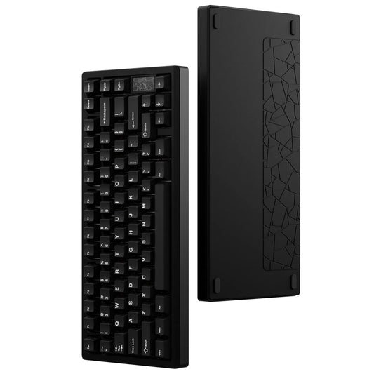 Chilkey Slice75 HE Gaming Keyboard: 75% Percent Hall Effect Magnetic Aluminum Keyboard with Gateron Jade Pro Switch  Rapid control button  8K Polling  Per-Key RGB Custom Key Board for Game Office (Black)