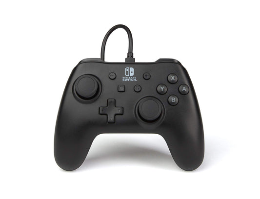 PowerA Nintendo Switch Wired Controller - Black  Detachable 10ft USB Cable  No Battery Required  Officially Licensed By Nintendo
