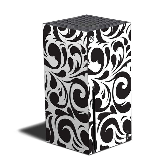 MightySkins Skin Compatible with Xbox Series X - Swirly Black | Protective  Durable  and Unique Vinyl Decal wrap Cover | Easy to Apply and Change Styles | Made in The USA (MIXBSERX-Swirly Black)