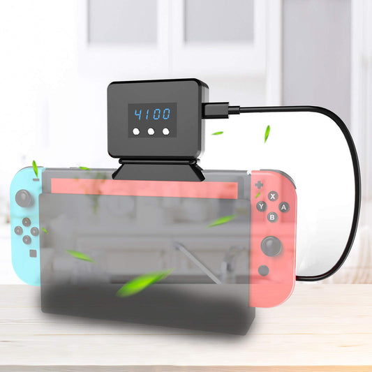 Switch Cooling Fan  EEEKit Cooling Fan for Nintendo Switch  Dock Set Temperature Display Cooler for NS Original Docking Station  Adjustable Fan Speed  USB Powered  Integreviewed Cable