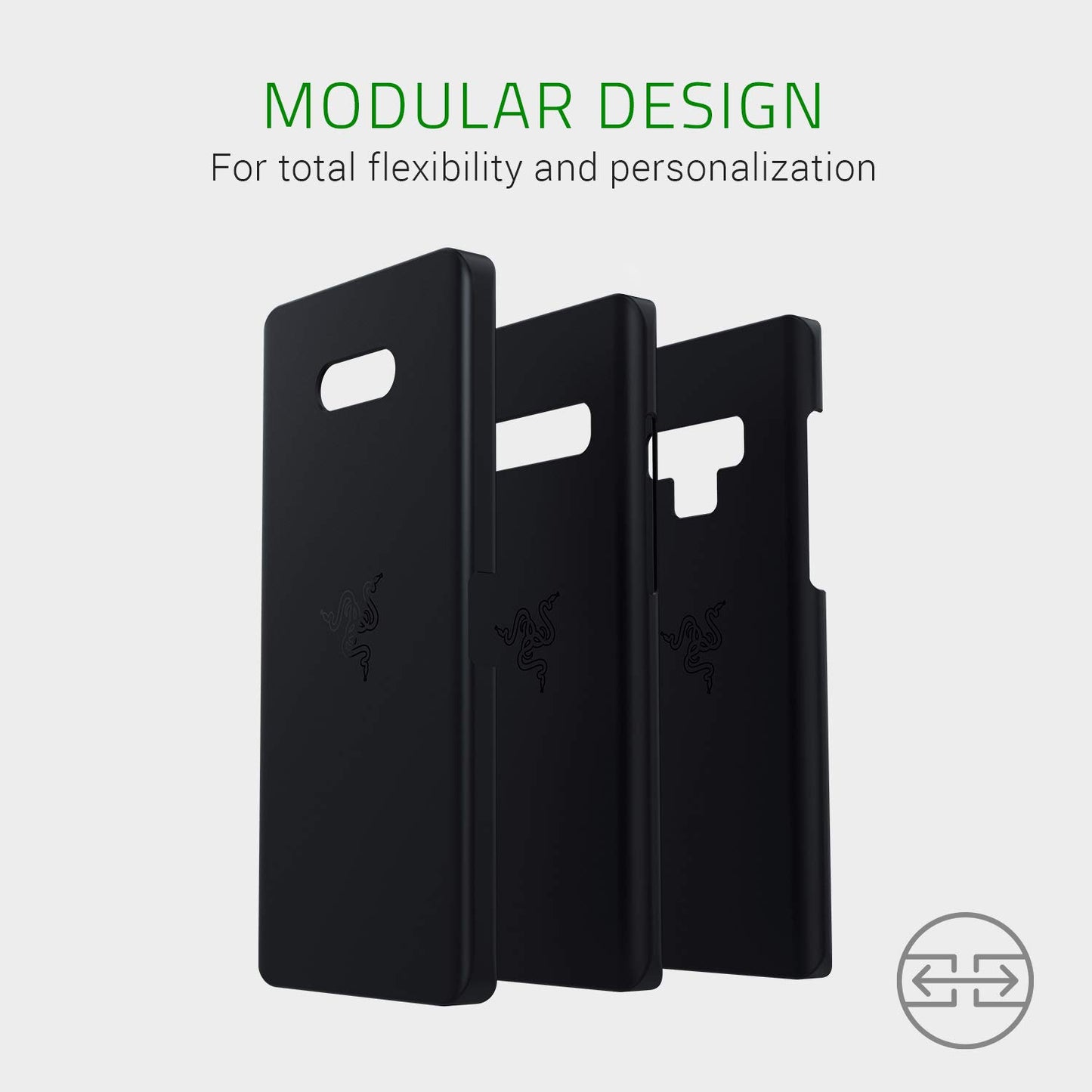 Razer Junglecat Mobile Game Controller - Dual-Sided, Bluetooth, 100 Hr Battery Life - Black, Compatible with Razer Phone 2, Galaxy S10+