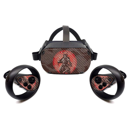 MightySkins Carbon Fiber Skin for Oculus Quest - Samurai Battle | Protective  Durable Textured Carbon Fiber Finish | Easy to Apply  Remove  and Change Styles | Made in The USA (CF-OCQU-Samurai Battle)