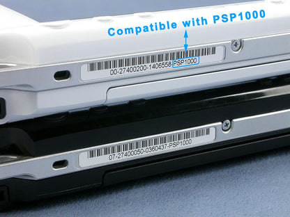 OSTENT Stereo Earphones with Remote Control for Sony PSP 1000 - White, Model 220700