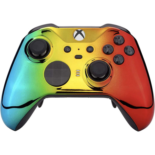 Custom Controllerzz Elite Series 2 Controller Compatible With Xbox One  Xbox Series S and Xbox Series X (Rainbow Chrome)
