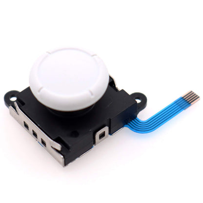 Deal4GO Replacement Analog Joystick ThumbStick for Nintendo Switch Joy-con Controller - White - Model JC-Stick-W