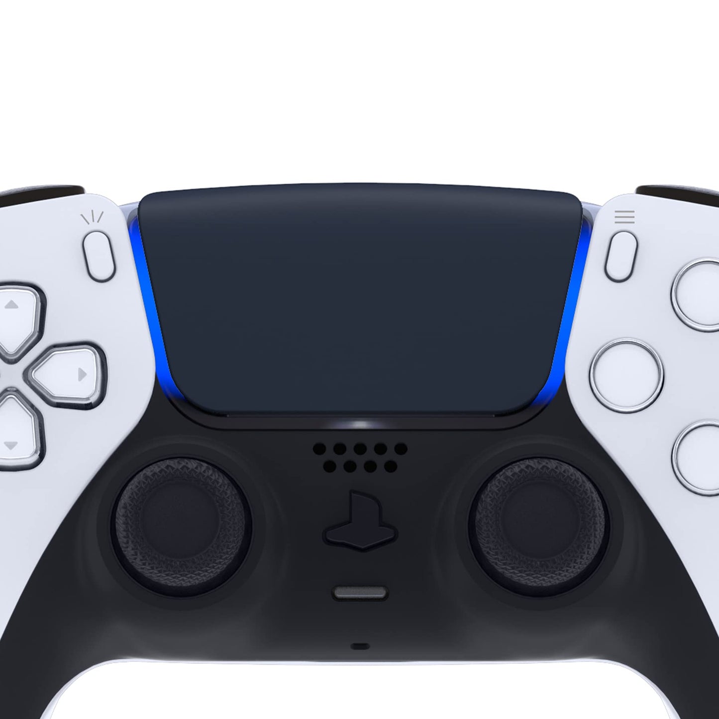 eXtremeRate Replacement Touchpad Cover for PS5 Controller - Soft Touch, Midnight Blue, Compatible with BDM-010/020/030/040/050 Models