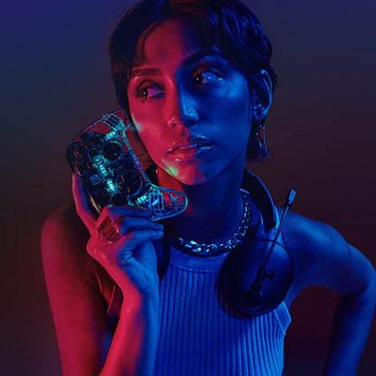 PDP Afterglow Wireless RGB Controller for Nintendo Switch & Lite - Model 500-137, Customizable, Rechargeable, Translucent LED Lighting