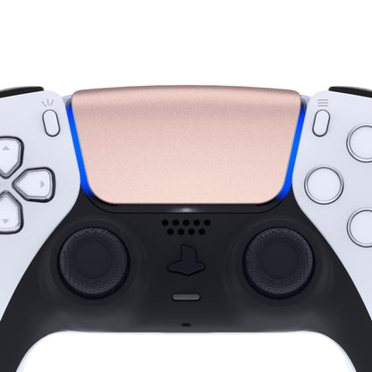 eXtremeRate Replacement Touchpad Cover for PS5 Controller - Metallic Rose Gold, Model JPF4040